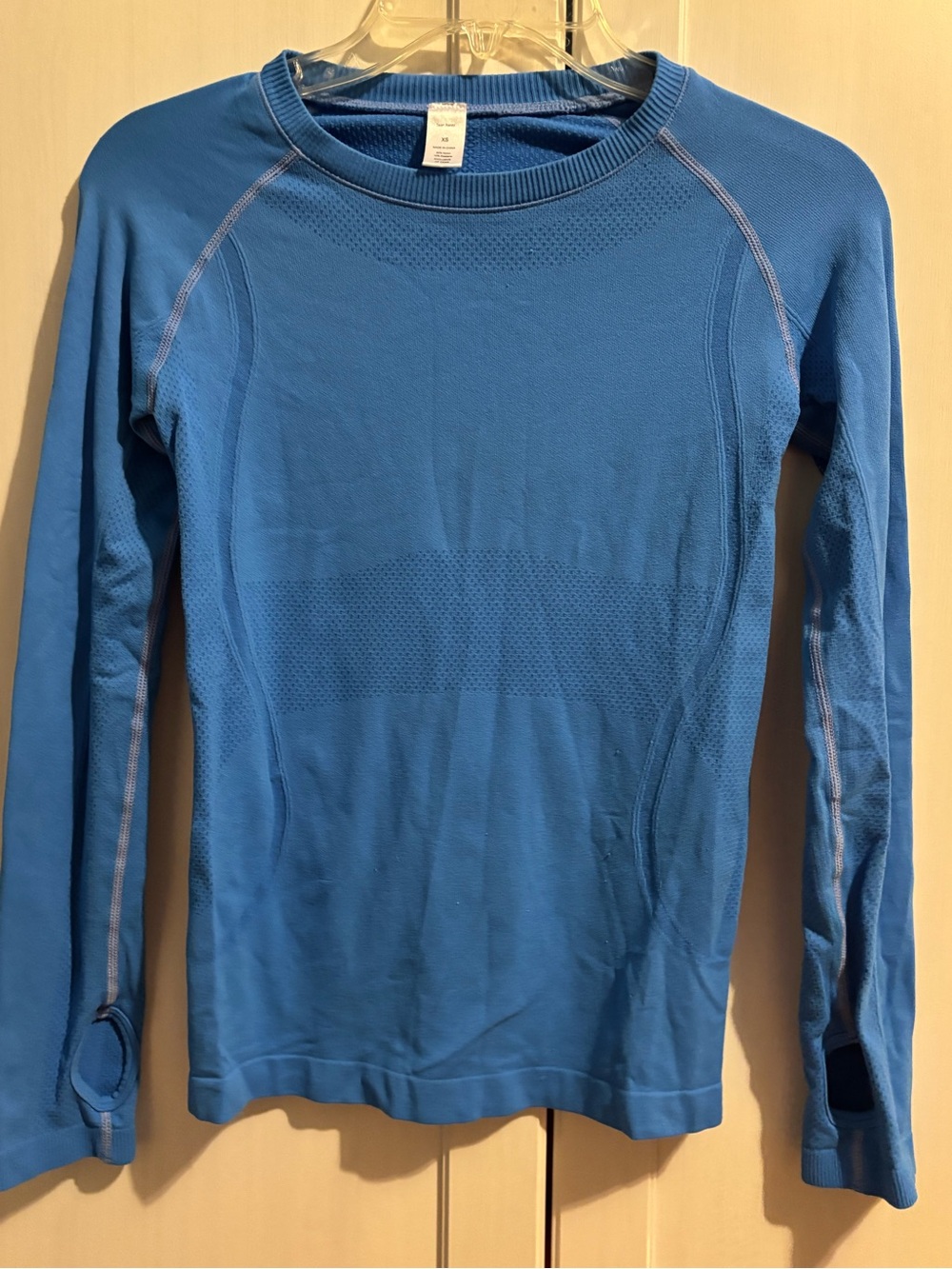 Athletic Blue Seamless Performance Top XS